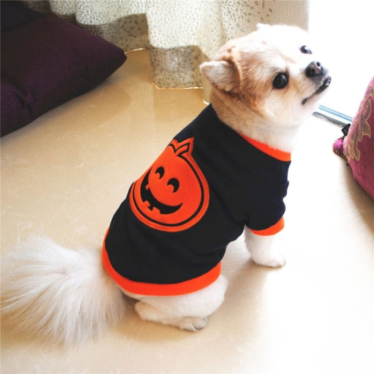 Halloween Pet Costume Pumpkin Pet Clothes, Size: S(Blue)
