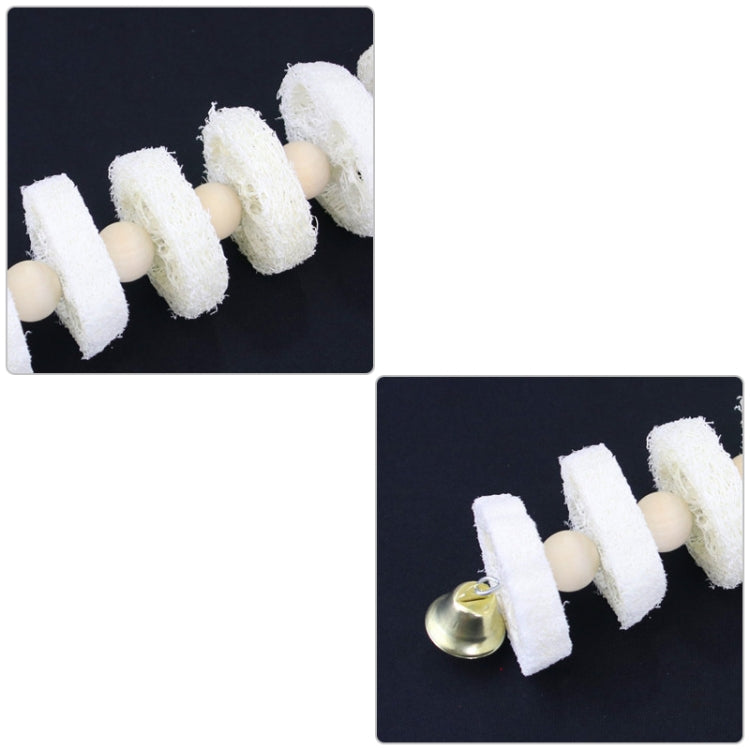 Parrot Squirrel Pet Loofah Bite Molar String Toy