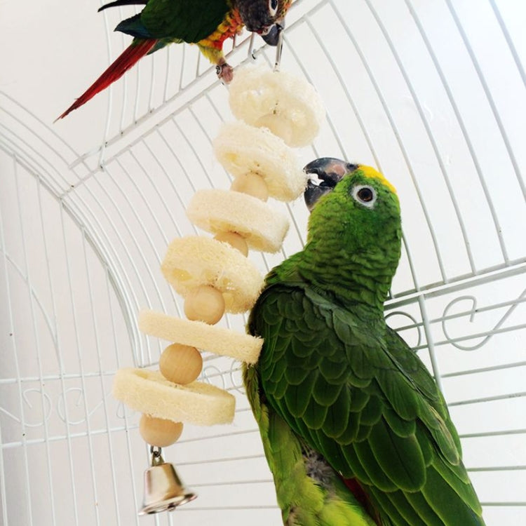 Parrot Squirrel Pet Loofah Bite Molar String Toy