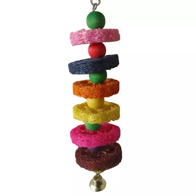 Parrot Squirrel Pet Loofah Bite Molar String Toy