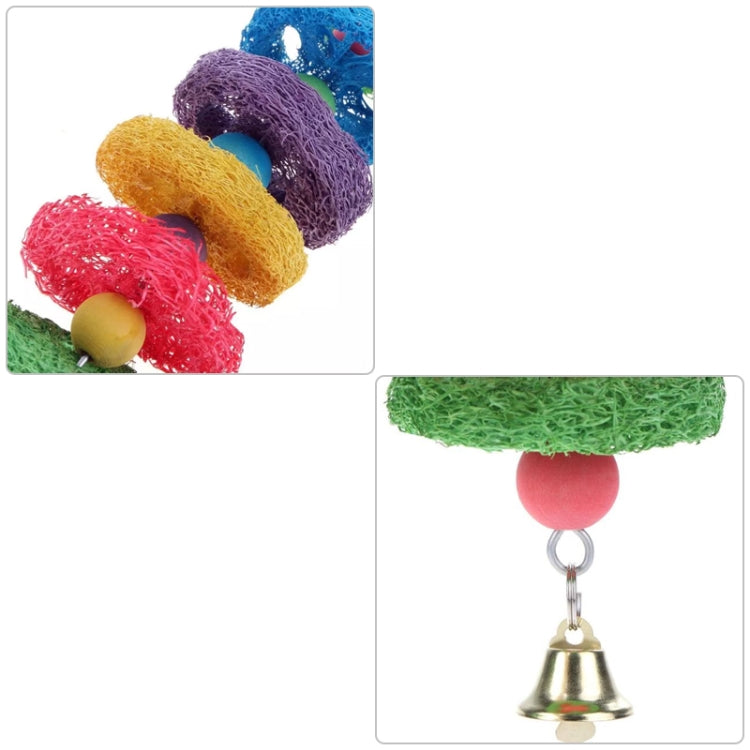 Parrot Squirrel Pet Loofah Bite Molar String Toy