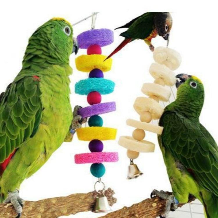 Parrot Squirrel Pet Loofah Bite Molar String Toy