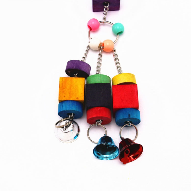 Parrot Pet Bird Wooden Rattan Ball Twist String Bite Toy