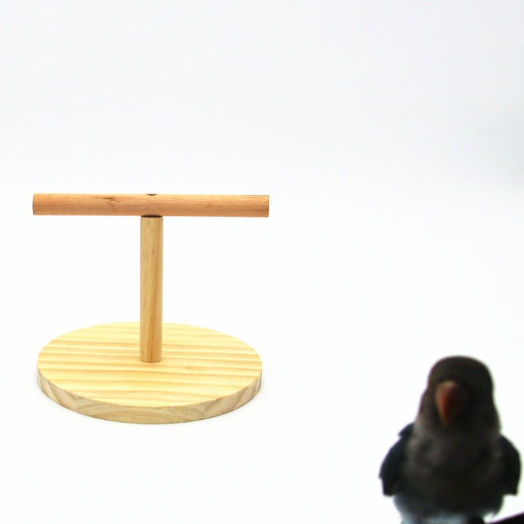 Creative Wooden Parrot Bird Frosted Stand Toy, Size:Large