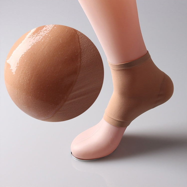 Winter Anti-cracking Silicone Moisturizing Heel Socks, One Pair, Size:L Code (42-46)