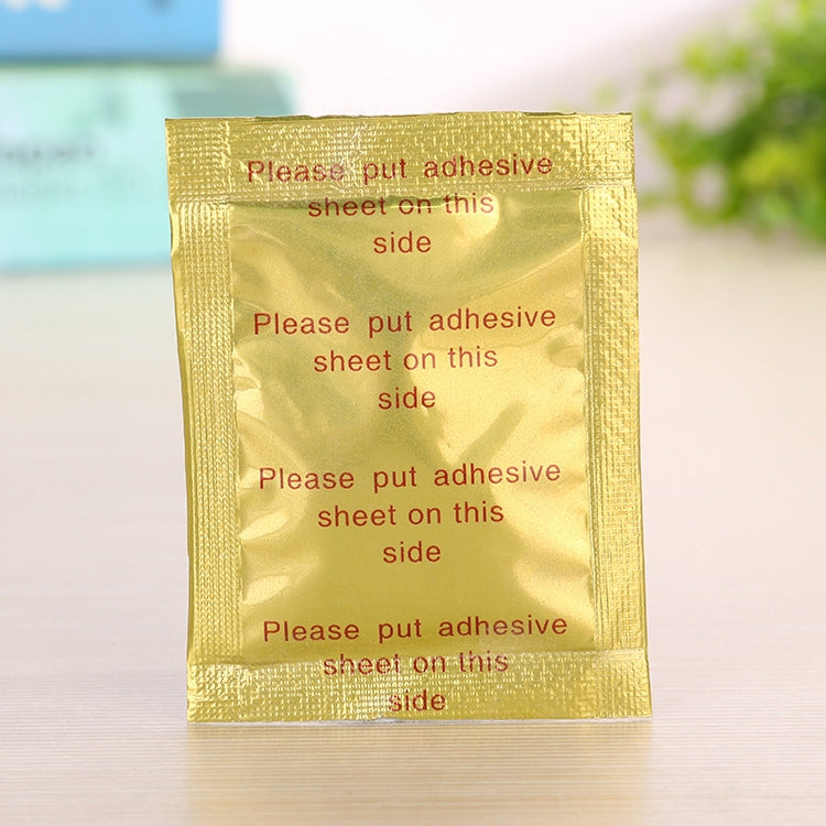 100 PCS Gold Foil Version Detox Foot Pads Organic Herbal Cleansing Patches
