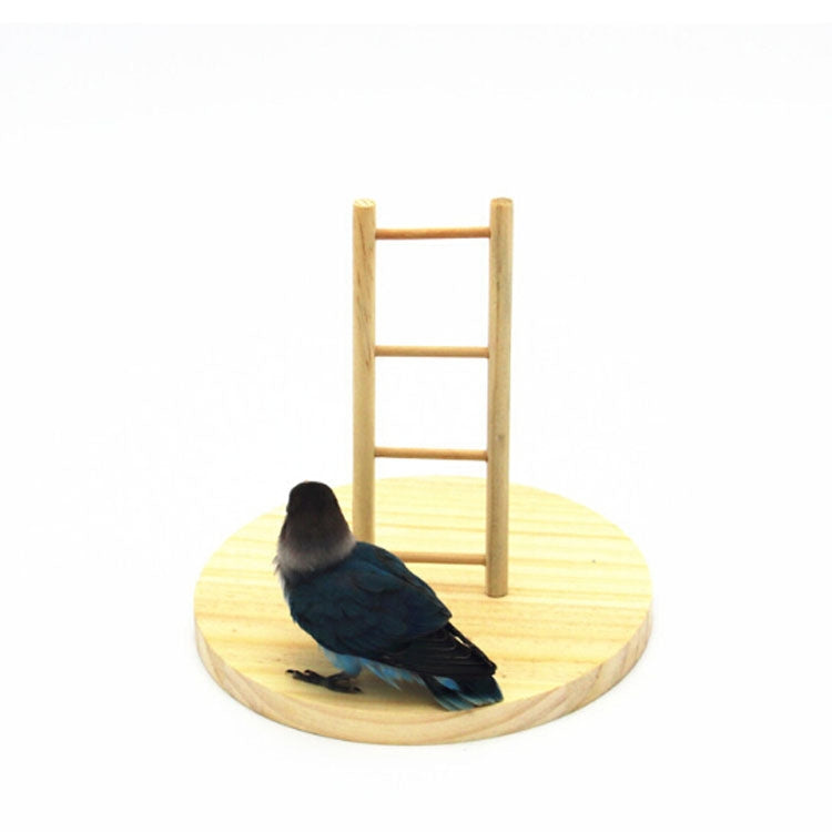 Hamster Parrot Bird toy Training Ladder Standing Bar Bird Ladder, Specification: 4 Ladder