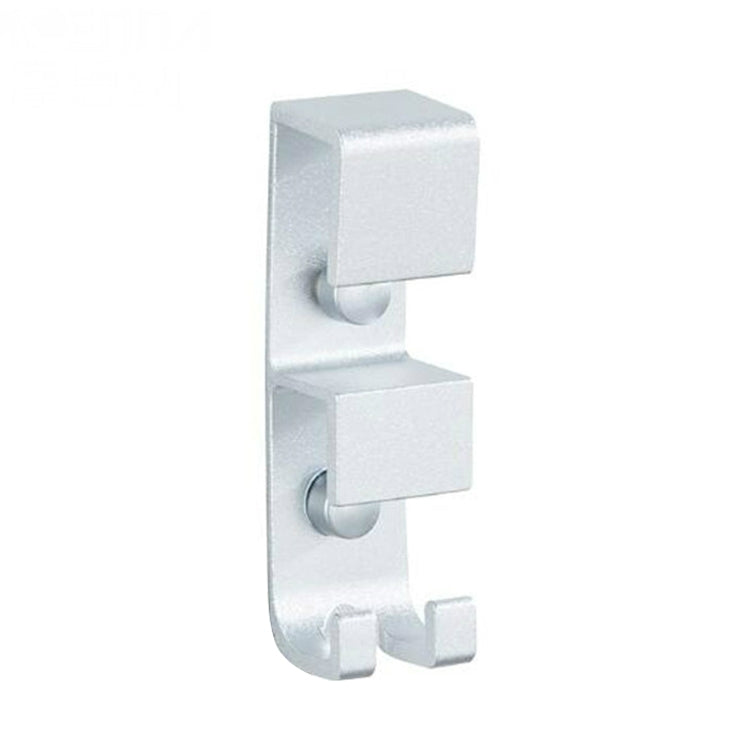 2 PCS Space Aluminum Washbasin Clip Wall Mount Bathroom Basin Hook