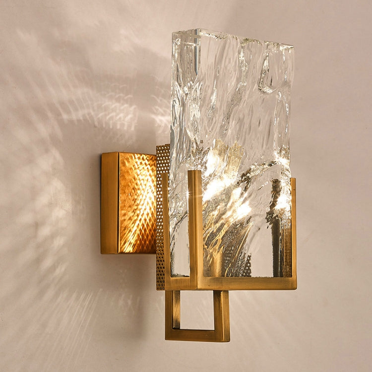 Modern Minimalist Bedroom Dining Room Living Room Creative Ice Crystal LED Wall Lamp