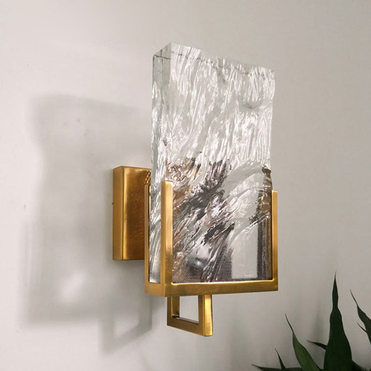 Modern Minimalist Bedroom Dining Room Living Room Creative Ice Crystal LED Wall Lamp