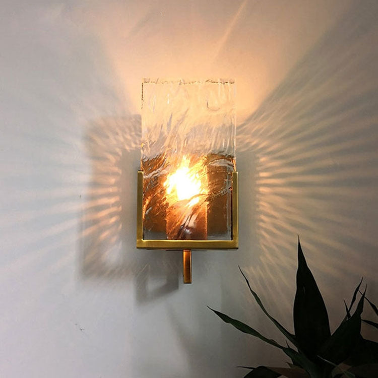 Modern Minimalist Bedroom Dining Room Living Room Creative Ice Crystal LED Wall Lamp