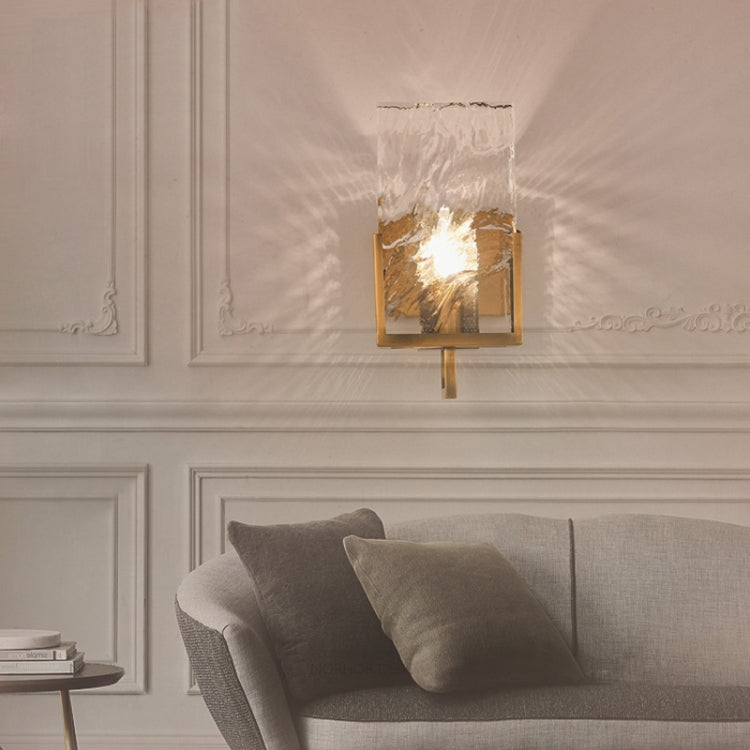 Modern Minimalist Bedroom Dining Room Living Room Creative Ice Crystal LED Wall Lamp