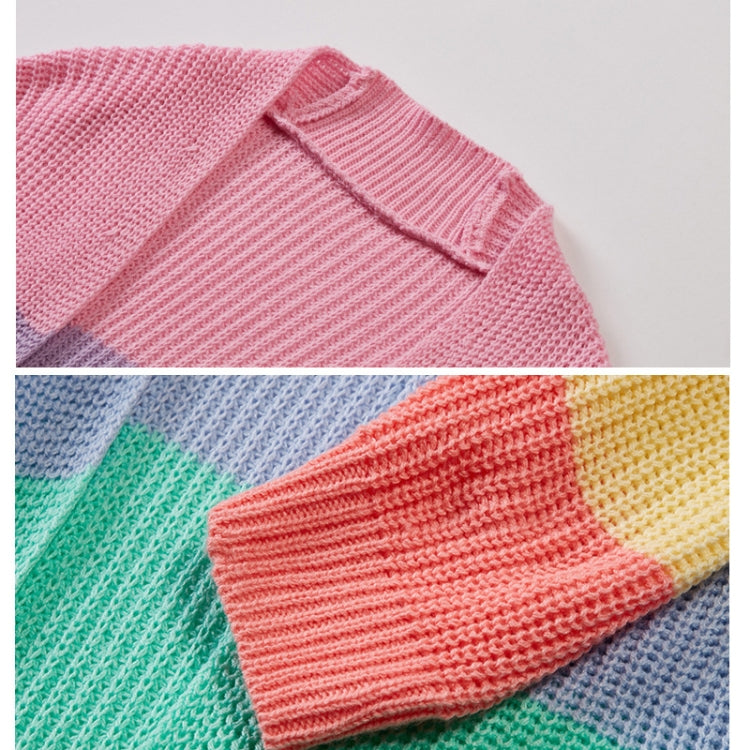 Loose Long Knitted Cardigan Women Sweater Jacket, Size:
