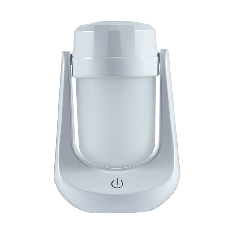 Ultrasonic Humidifier 180 Degree Rotary LED Night Light USB Desktop Air Purifier(White)