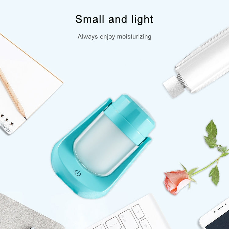 Ultrasonic Humidifier 180 Degree Rotary LED Night Light USB Desktop Air Purifier(White)