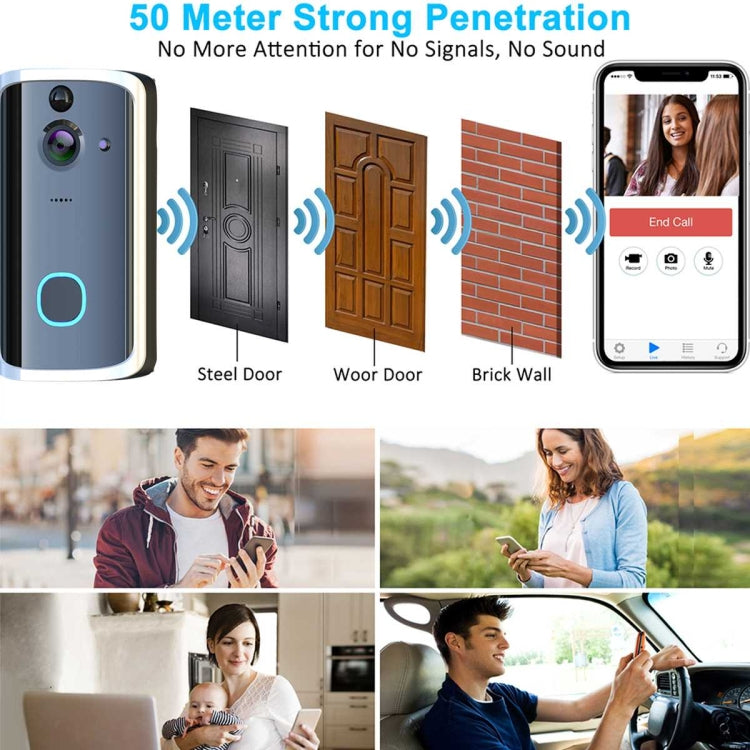M12 Outdoor Smart WiFi Video Doorbell Camera Wireless Video Doorbell