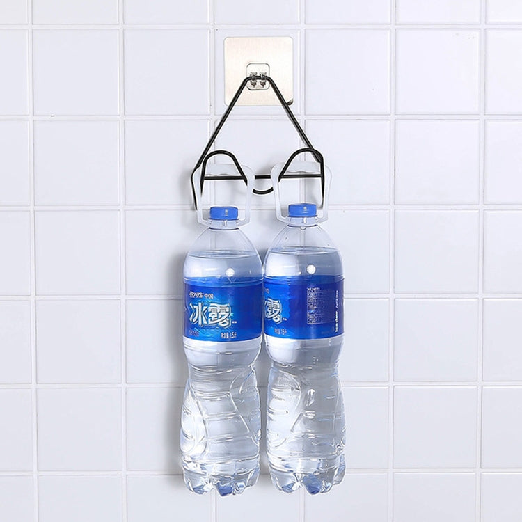 2 PCS Household Punch-free Wrought Iron Kitchen Hanging Multifunctional Pot Lid Storage Rack