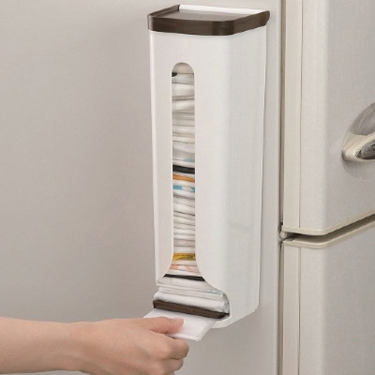 Wall Hanging Portable Storage Kitchen Garbage Organizer Storage Racks Plastic Bags Box