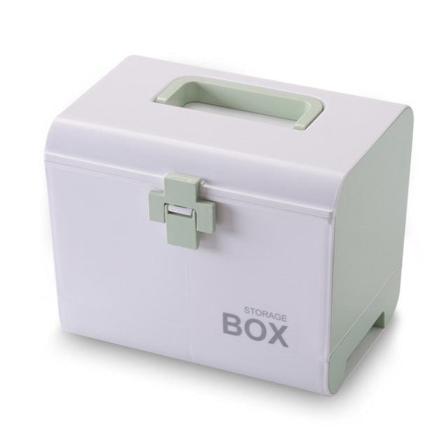Multi-layer Storage Organizer Medicine Box Portable First Aid Kits Case
