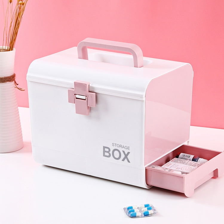 Multi-layer Storage Organizer Medicine Box Portable First Aid Kits Case