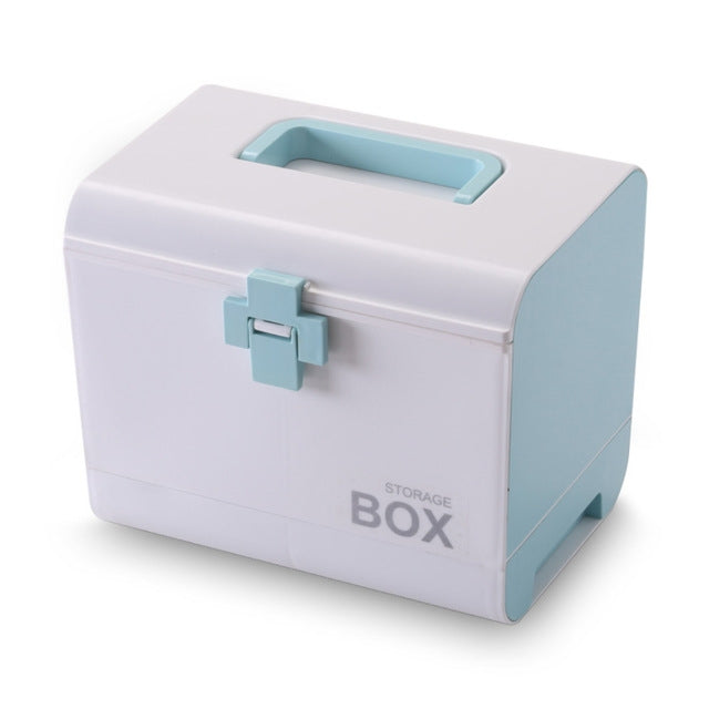 Multi-layer Storage Organizer Medicine Box Portable First Aid Kits Case