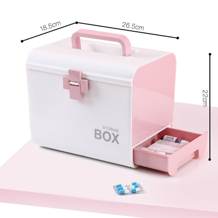 Multi-layer Storage Organizer Medicine Box Portable First Aid Kits Case