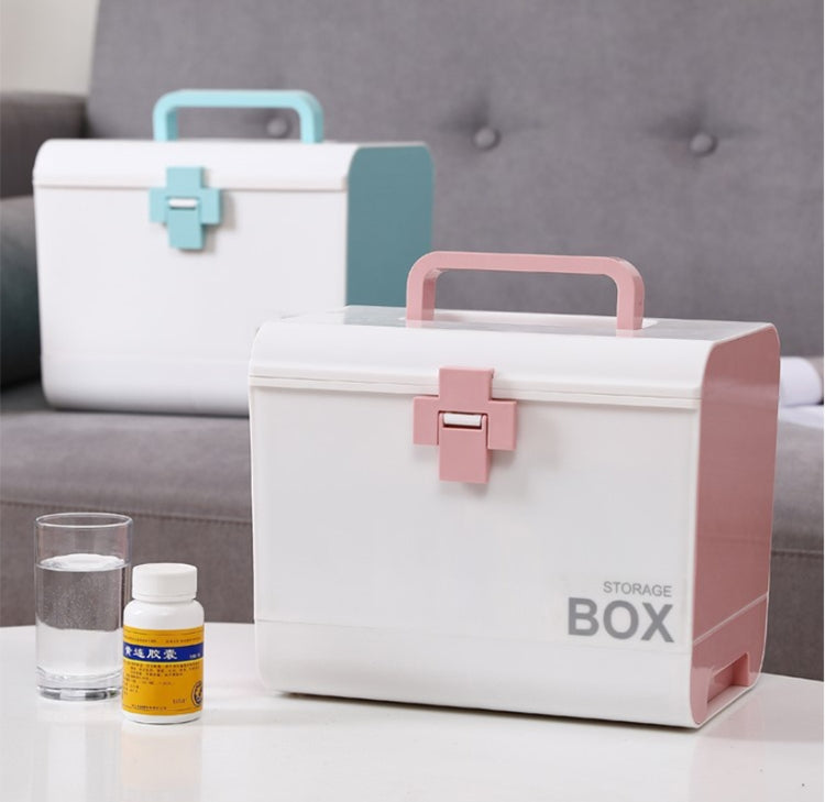 Multi-layer Storage Organizer Medicine Box Portable First Aid Kits Case