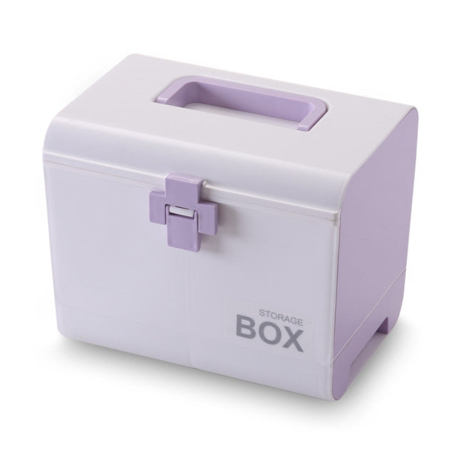 Multi-layer Storage Organizer Medicine Box Portable First Aid Kits Case