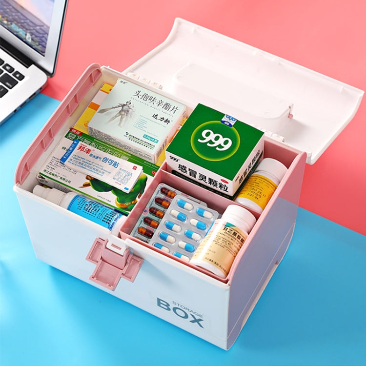 Multi-layer Storage Organizer Medicine Box Portable First Aid Kits Case