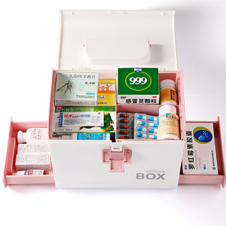 Multi-layer Storage Organizer Medicine Box Portable First Aid Kits Case