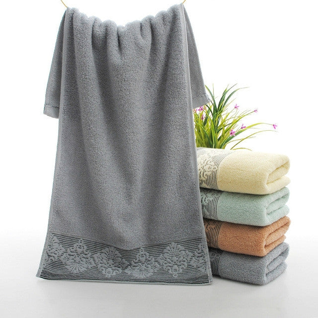 Absorbent Towel Face Towel Bathroom Thick Soft Cloth Wipe Towel, Size: 35x75cm