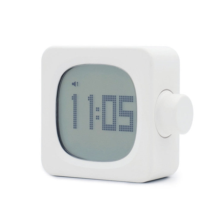 Square Alarm Clock Child Student Night Light Wake-up Lamp Led Charging Mini Small Alarm Clock
