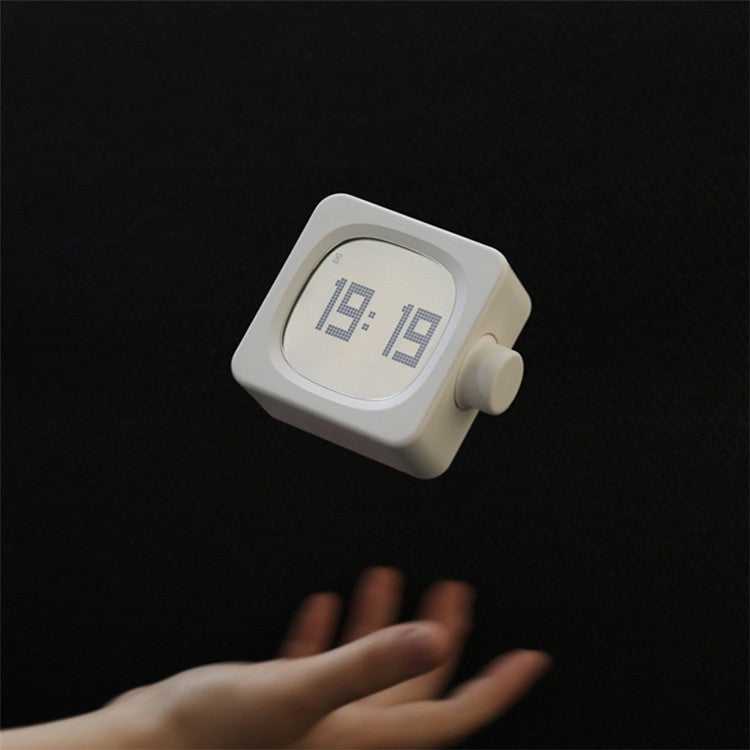 Square Alarm Clock Child Student Night Light Wake-up Lamp Led Charging Mini Small Alarm Clock