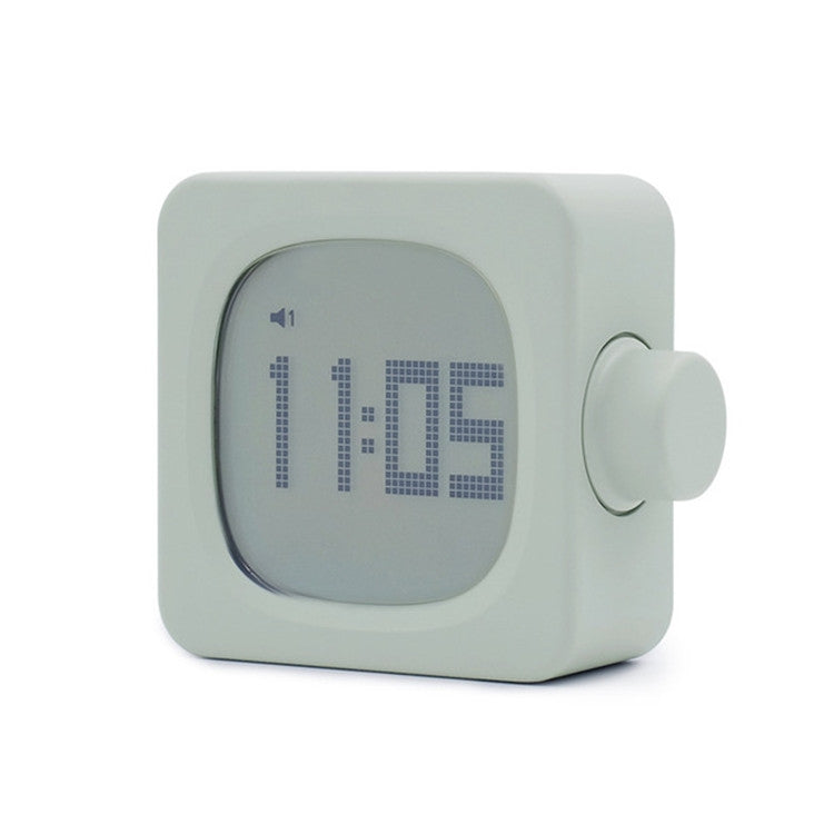 Square Alarm Clock Child Student Night Light Wake-up Lamp Led Charging Mini Small Alarm Clock