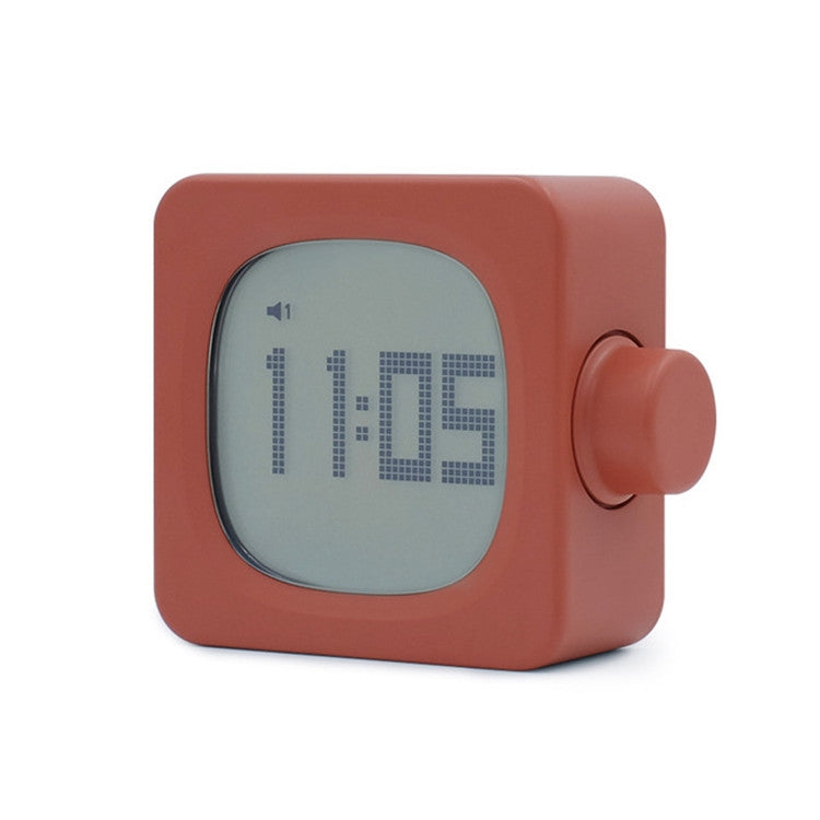 Square Alarm Clock Child Student Night Light Wake-up Lamp Led Charging Mini Small Alarm Clock