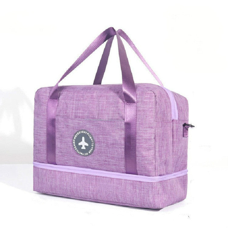 Oxford Dry Wet Separation Storage Bag Travel Storage Bag Large Capacity Handbag