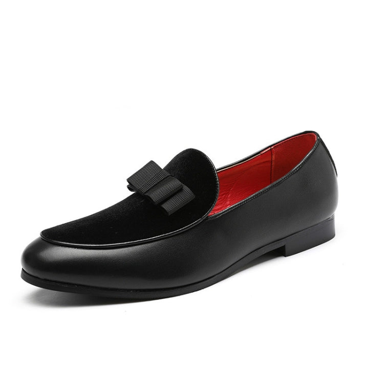 Bowknot Wedding Dress Male Flats Gentlemen Casual Shoes, Shoe Size:43