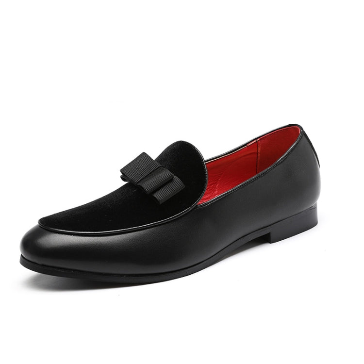 Bowknot Wedding Dress Male Flats Gentlemen Casual Shoes, Shoe Size:43