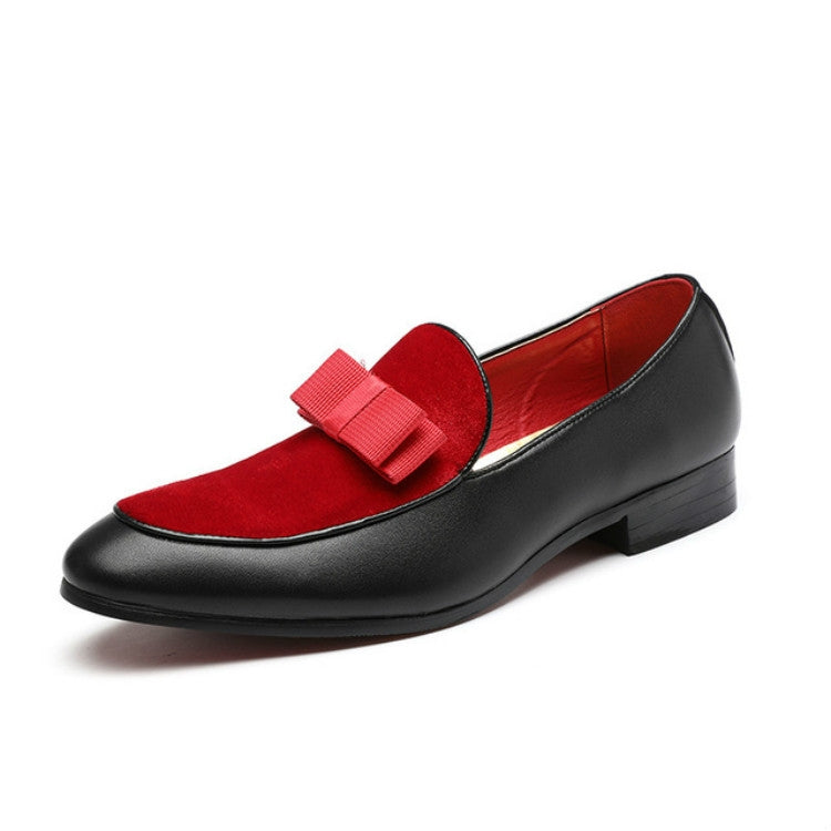 Bowknot Wedding Dress Male Flats Gentlemen Casual Shoes, Shoe Size:43