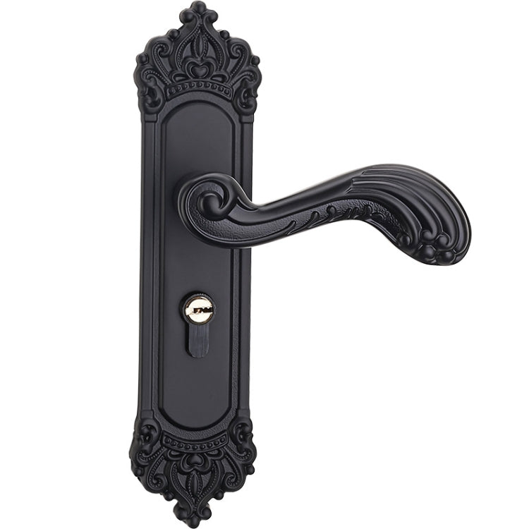 L25-956 Modern Interior Bedroom Solid Wood Door Handle Lock Home Mechanical Door Lock