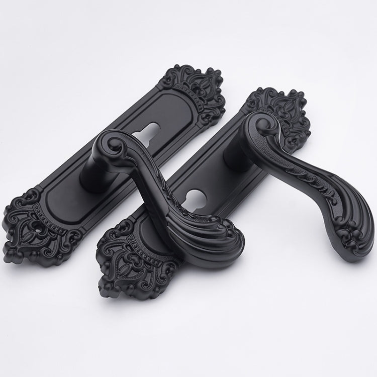 L25-956 Modern Interior Bedroom Solid Wood Door Handle Lock Home Mechanical Door Lock
