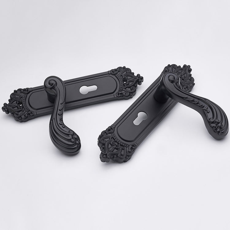 L25-956 Modern Interior Bedroom Solid Wood Door Handle Lock Home Mechanical Door Lock