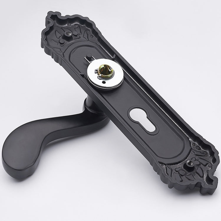 L25-956 Modern Interior Bedroom Solid Wood Door Handle Lock Home Mechanical Door Lock