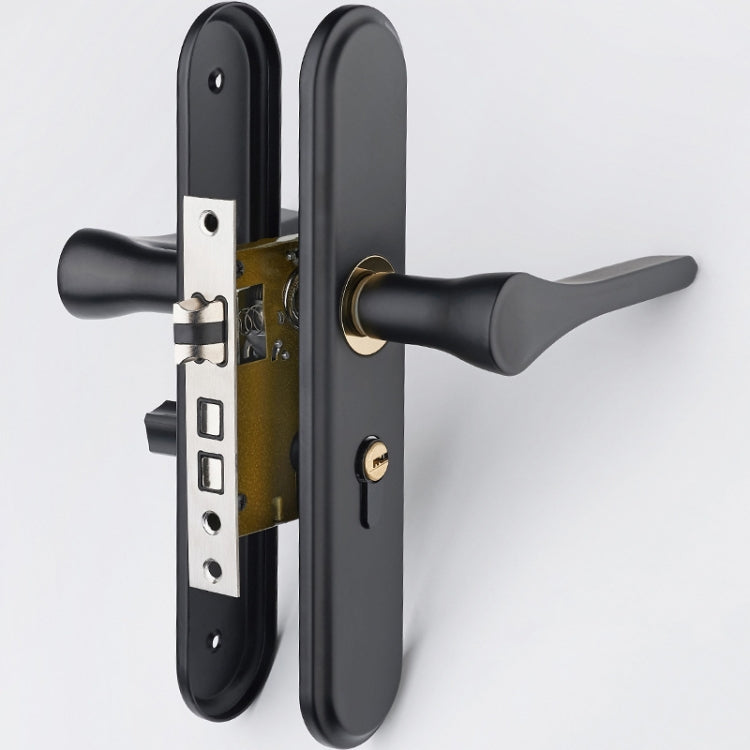 Indoor Universal Household Stainless Steel Solid Wood Door Handle Door Lock