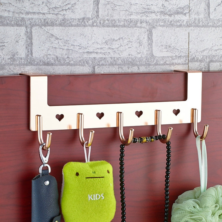 Creative Door Back Metal Hook No Trace Powerful Hanger Kitchen No Hole Nail Hook Holder