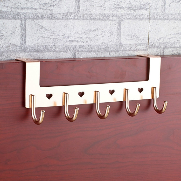 Creative Door Back Metal Hook No Trace Powerful Hanger Kitchen No Hole Nail Hook Holder