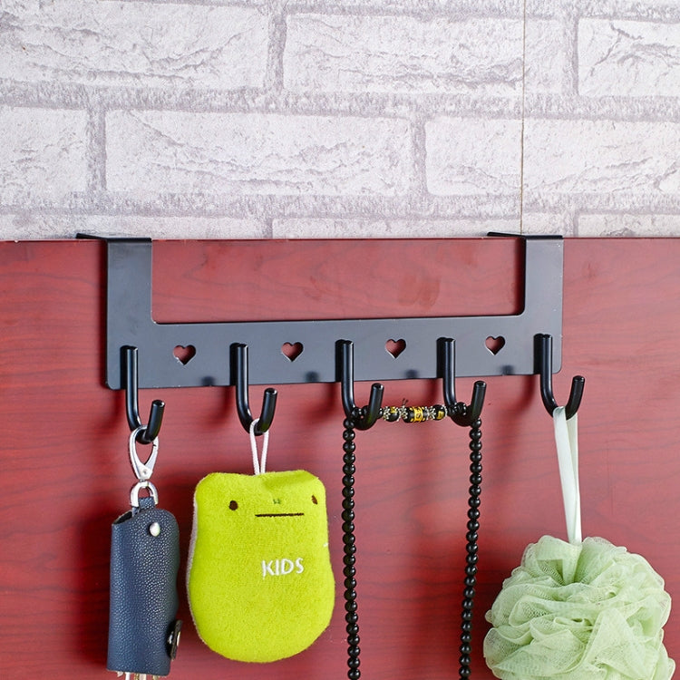 Creative Door Back Metal Hook No Trace Powerful Hanger Kitchen No Hole Nail Hook Holder