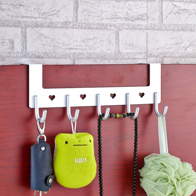 Creative Door Back Metal Hook No Trace Powerful Hanger Kitchen No Hole Nail Hook Holder