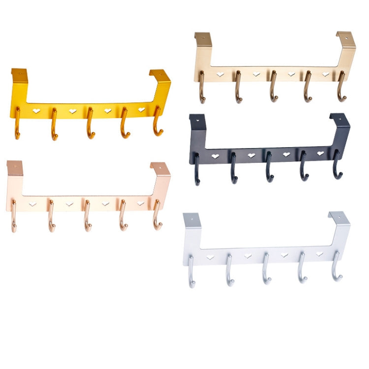 Creative Door Back Metal Hook No Trace Powerful Hanger Kitchen No Hole Nail Hook Holder