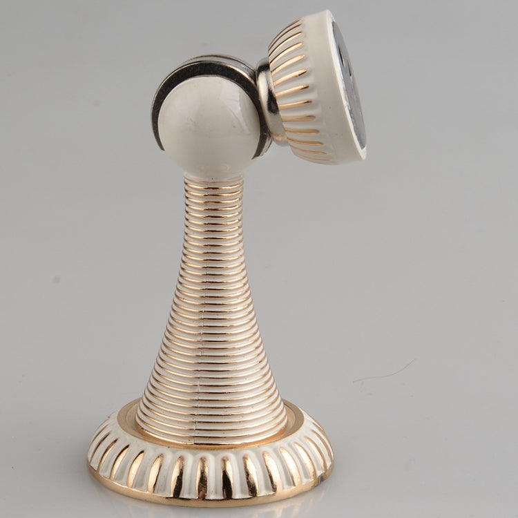 Lvory White Strong Magnetic Force Stainless Steel Door Stopper Ground Suction Wall Suction Blocking Holder
